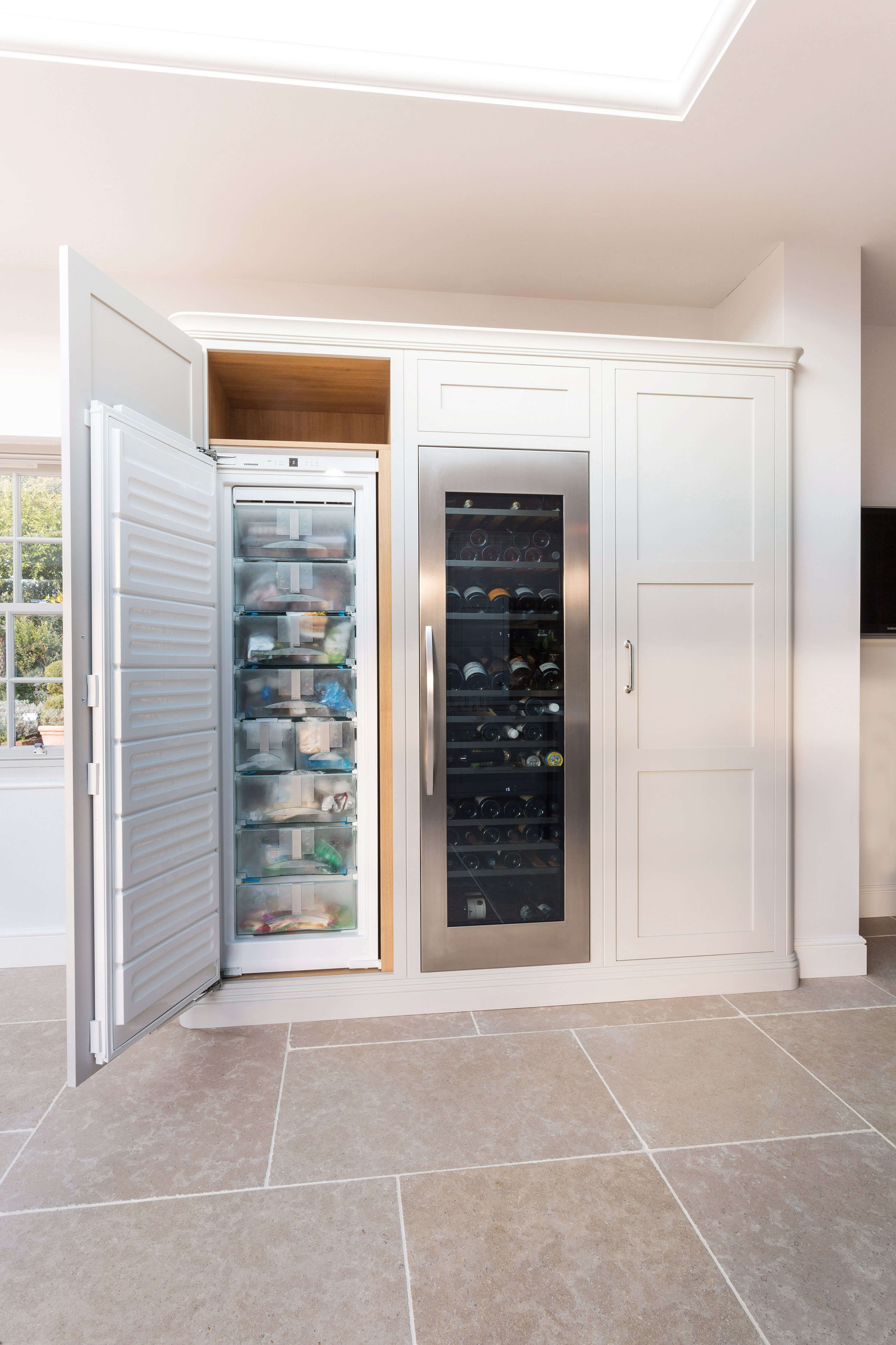 开放式豪华摇床厨房