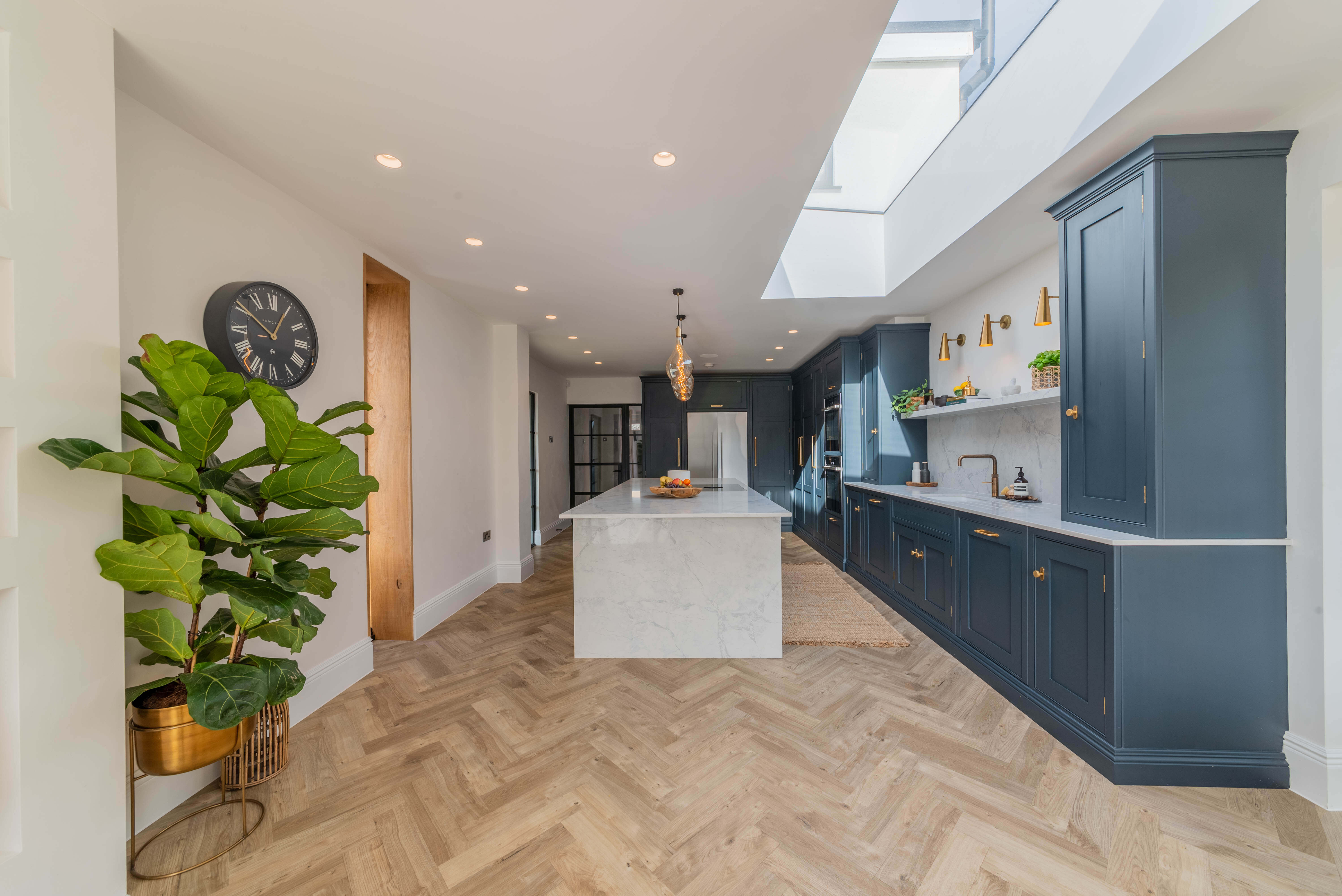 开放式家庭摇床厨房