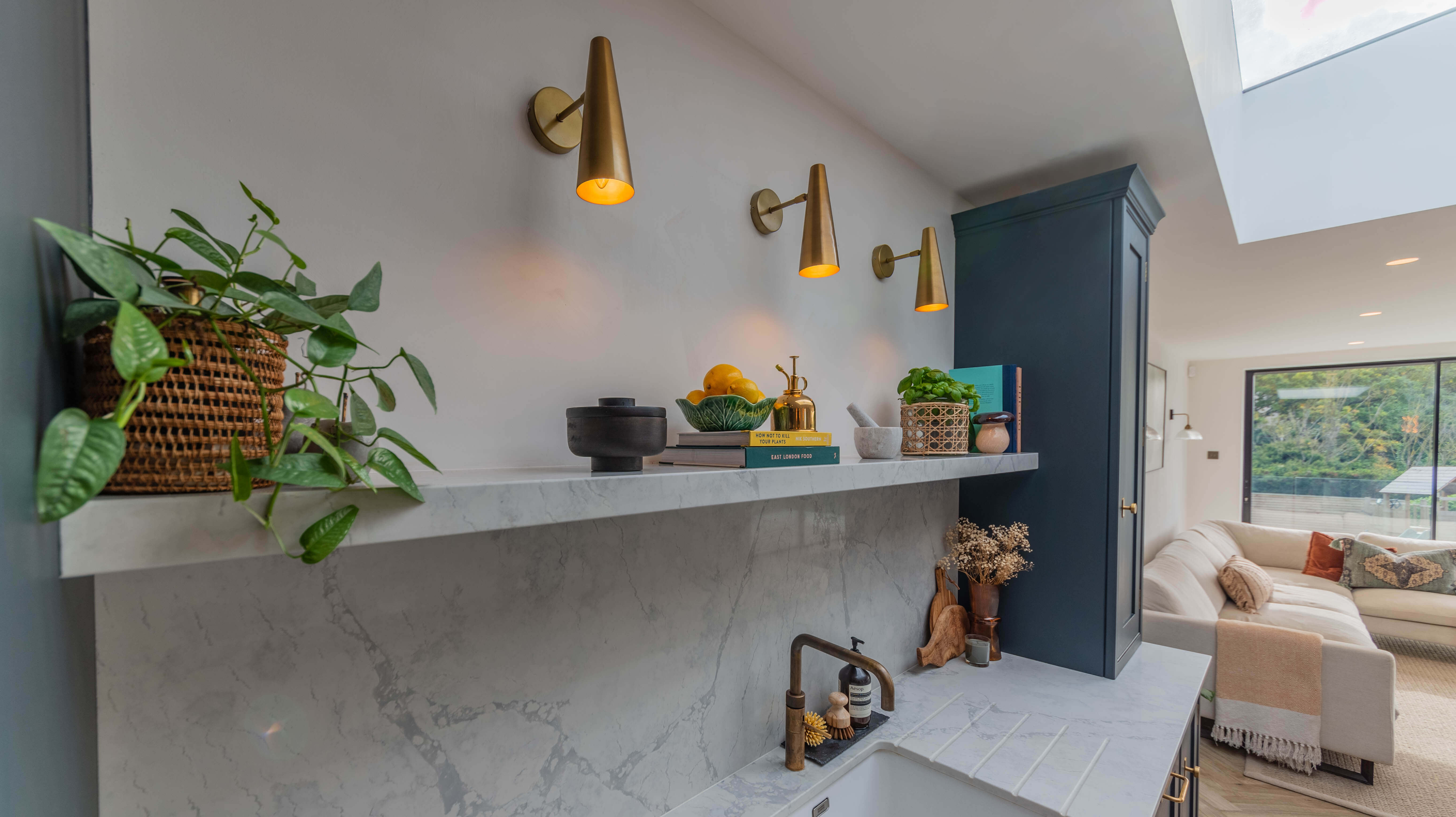 开放式家庭摇床厨房